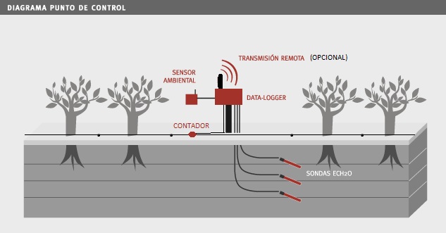 gestión del riego: ech2Osystem
